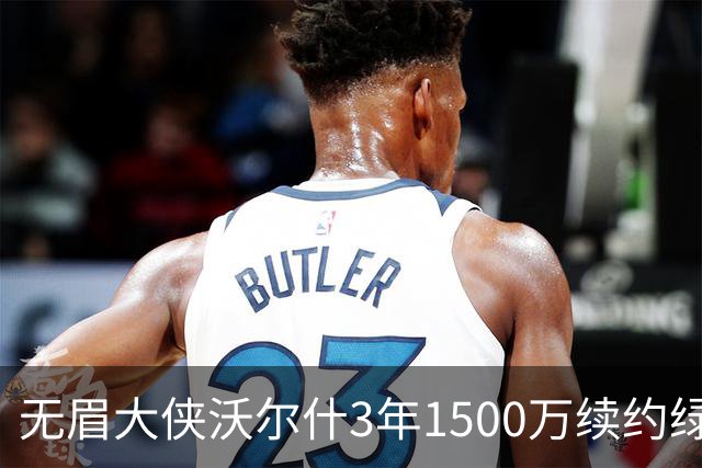 无眉大侠沃尔什3年1500万续约绿军，钢筋铁骨的防守者